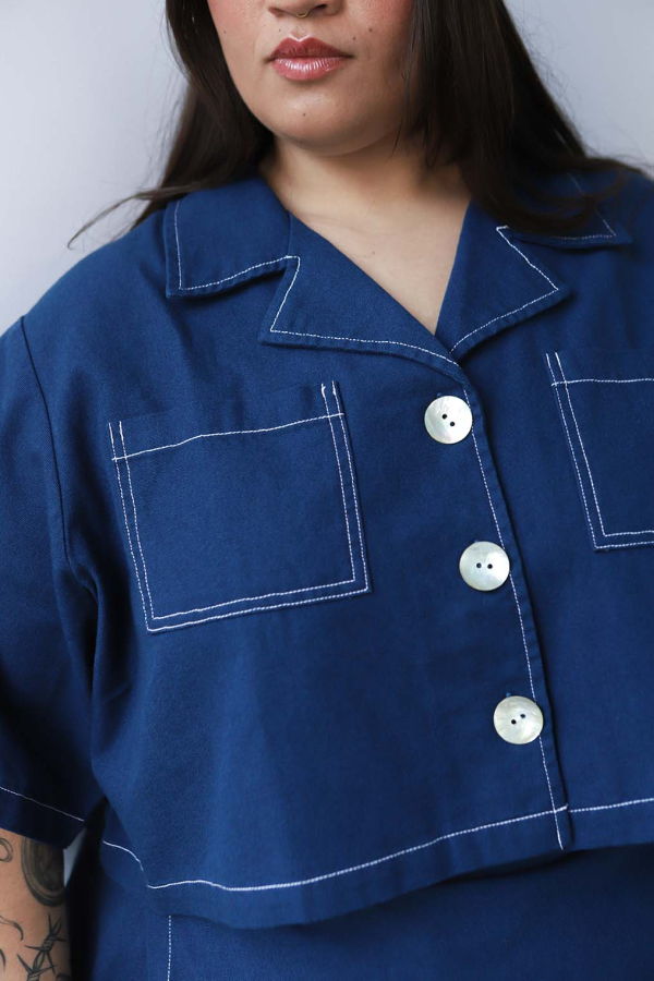 Noble Shell Utility Shirt - Navy