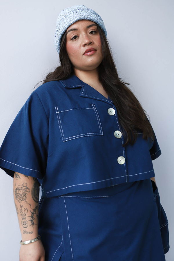 Noble Shell Utility Shirt - Navy