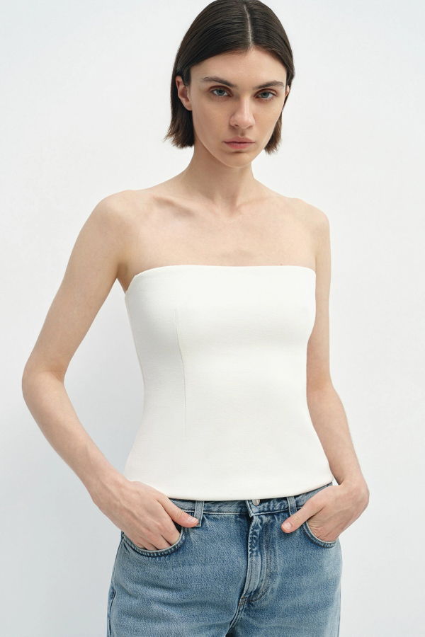 Sophie Rue Demi Top - Egret