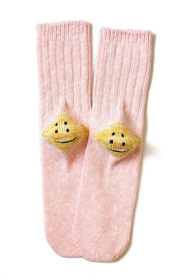 Kapital 56 Yarns 3x1 Rib Rainbowy Happy Heel Socks