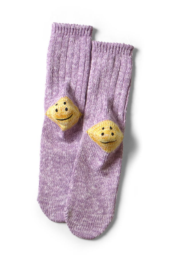 Kapital 56 Yarns 3x1 Rib Rainbowy Happy Heel Socks