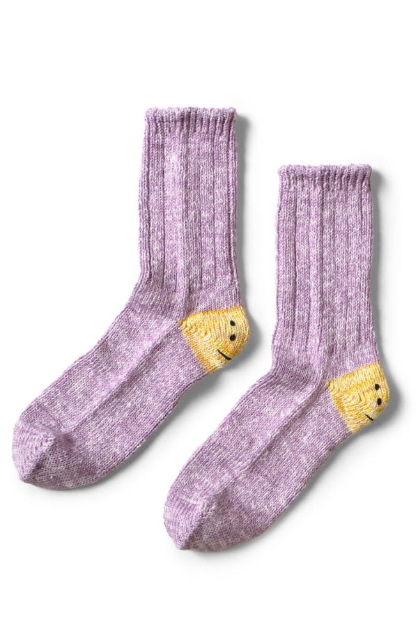 Kapital 56 Yarns 3x1 Rib Rainbowy Happy Heel Socks