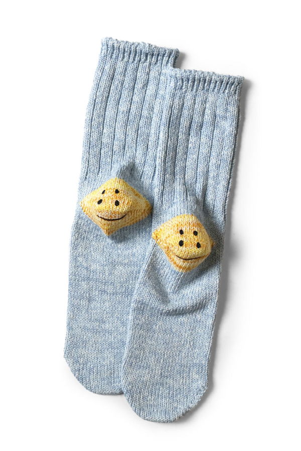 Kapital 56 Yarns 3x1 Rib Rainbowy Happy Heel Socks