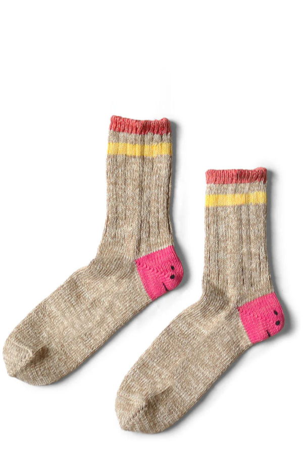 Kapital 60 Yarns Ivy Rainbowy Happy Heel-Hold Socks