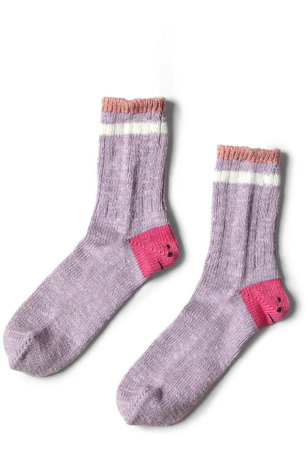 Kapital 60 Yarns Ivy Rainbowy Happy Heel-Hold Socks