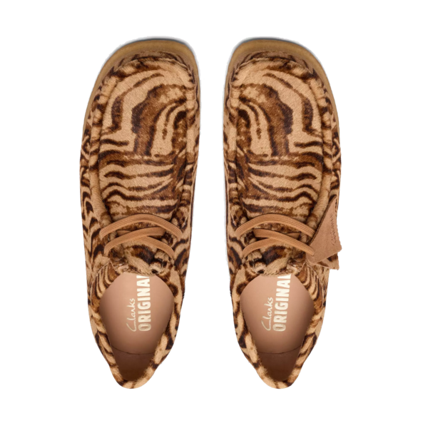 Clarks Wallabee Tiger Print Shoe
