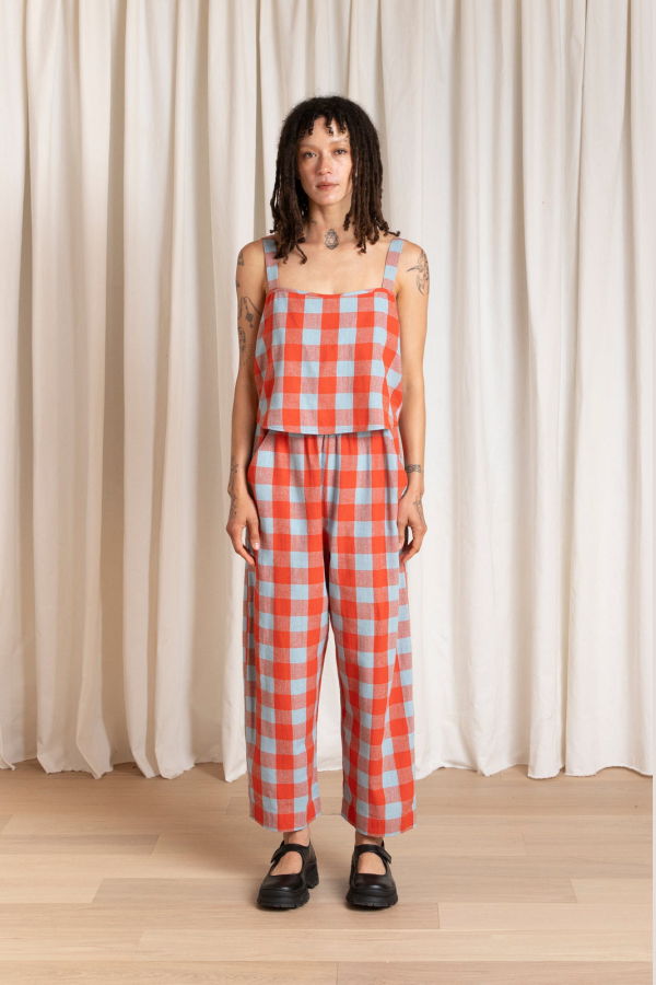 Ali Golden Elastic Silk Noil Pant