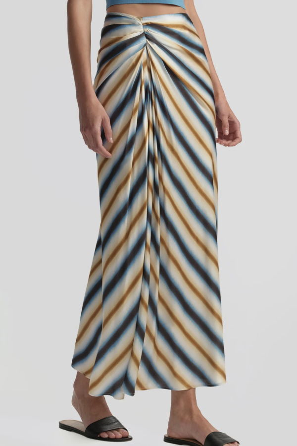 A.L.C. Jean Skirt - Tahoe Blue / Milk Chocolate