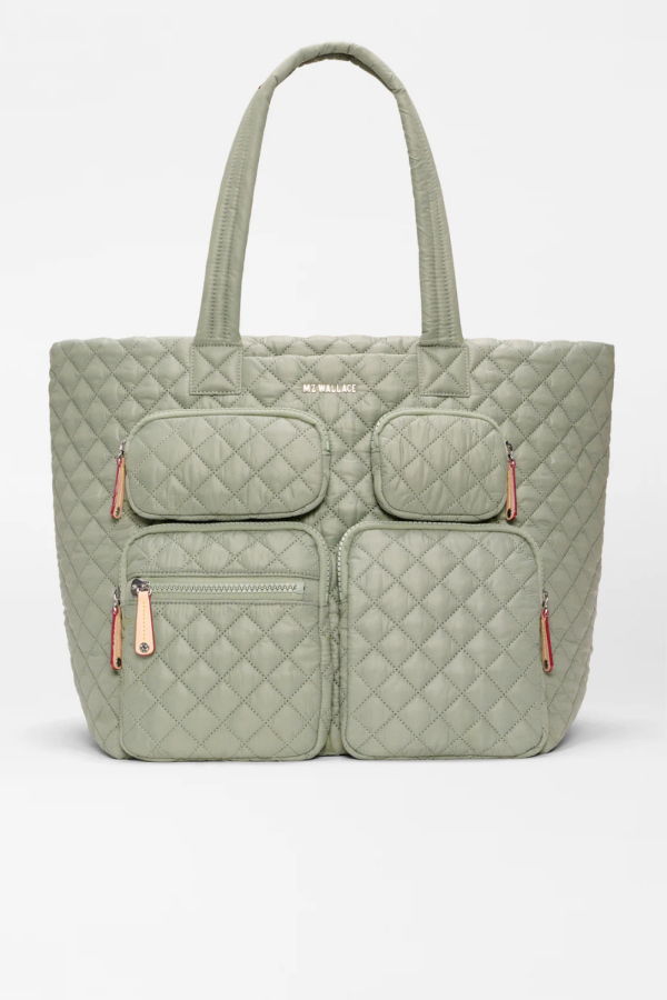 MZ Wallace Large Metro Travel Tote - Agave Green