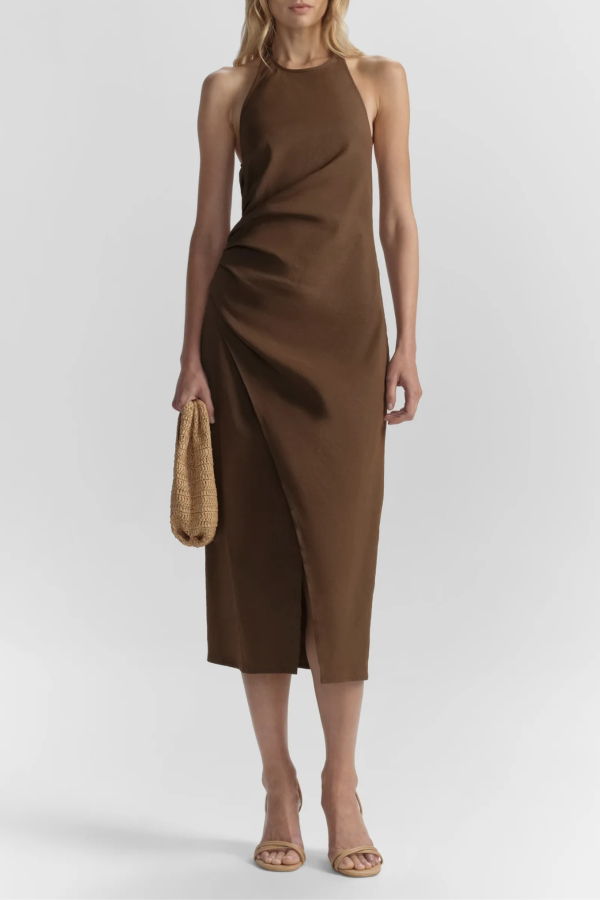 A.L.C. Sylvie Dress - Milk Chocolate