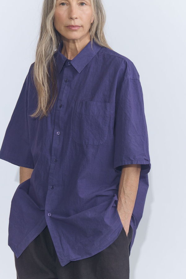 Yoko Sakamoto Regular Collar Short Sleeve Shirt