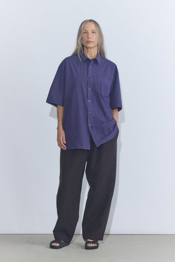 Yoko Sakamoto Regular Collar Short Sleeve Shirt