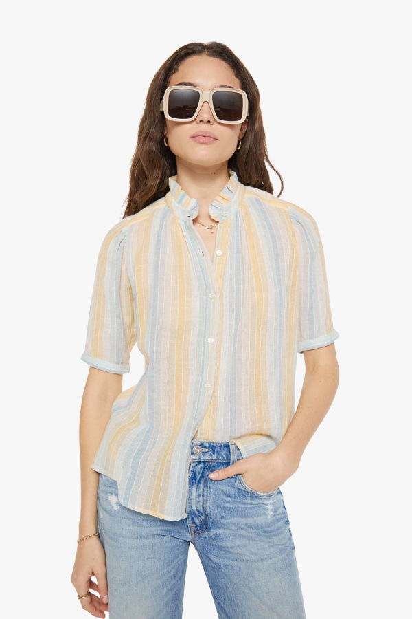 Alix Of Bohemia Winnie Sunwash Stripe Shirt - Multi