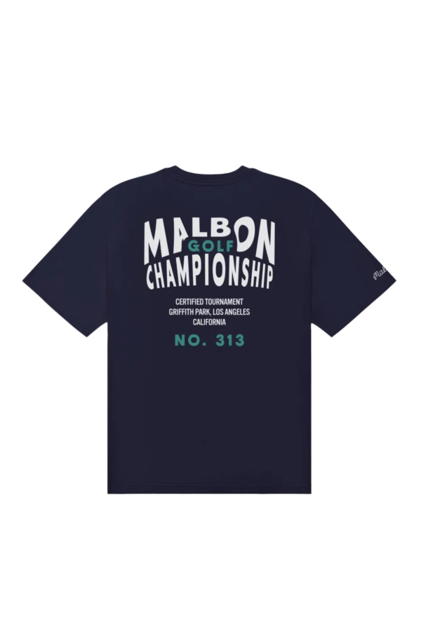 MALBON GOLF Bermuda Championship Tee - Midnight
