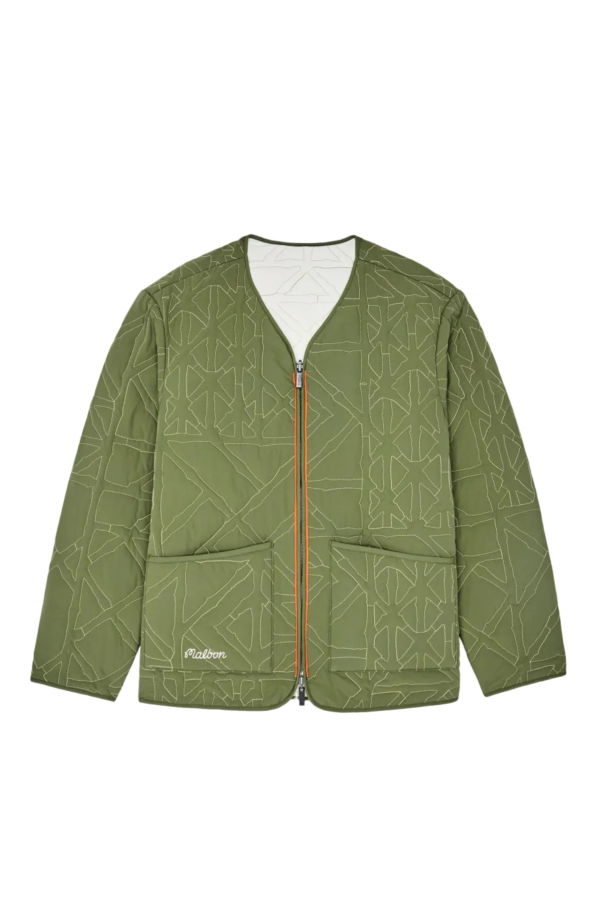 MALBON GOLF Guarapo Reversible Jacket - Olivine