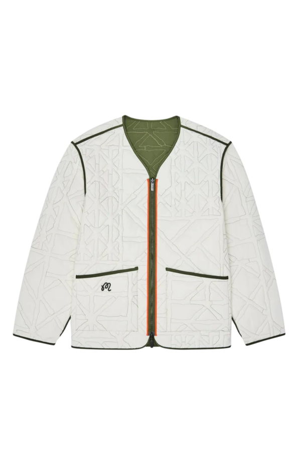 MALBON GOLF Guarapo Reversible Jacket - Olivine
