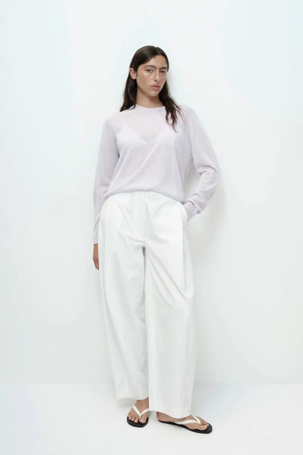 Mijeong Park Cotton Barrel-Leg Pants