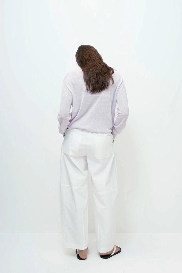 Mijeong Park Cotton Barrel-Leg Pants