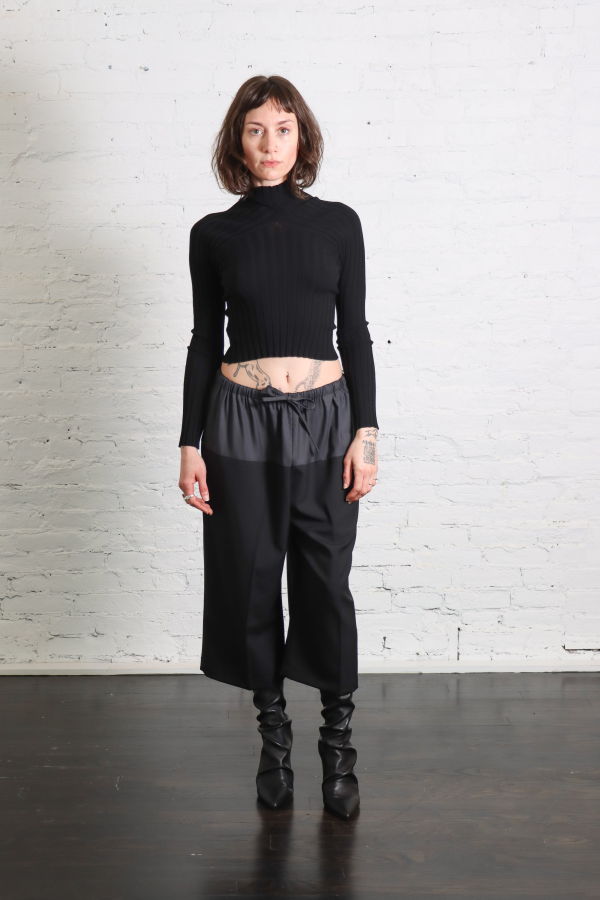 6397 Cropped Drawstring Pant