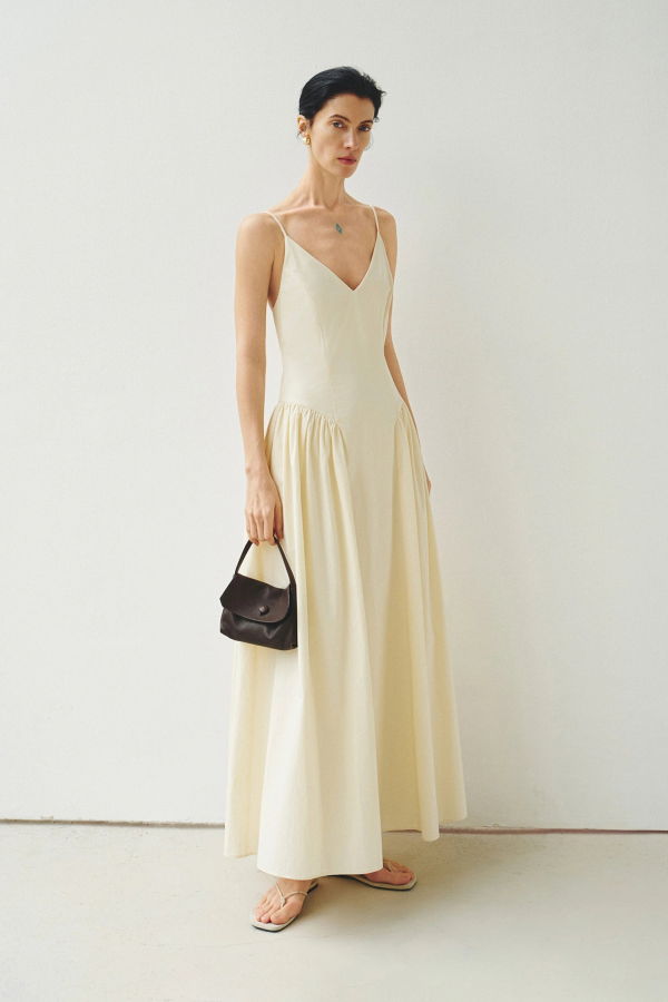 Sophie Rue Isola Dress - Egret