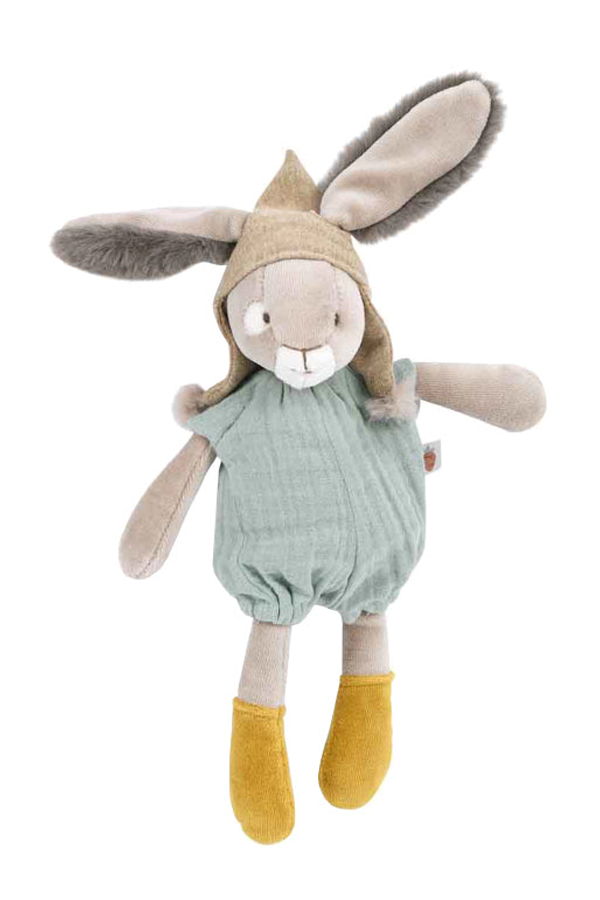 KIDS Moulin Roty Trois Petits Lapins Little Rabbits Soft Toy - Sage