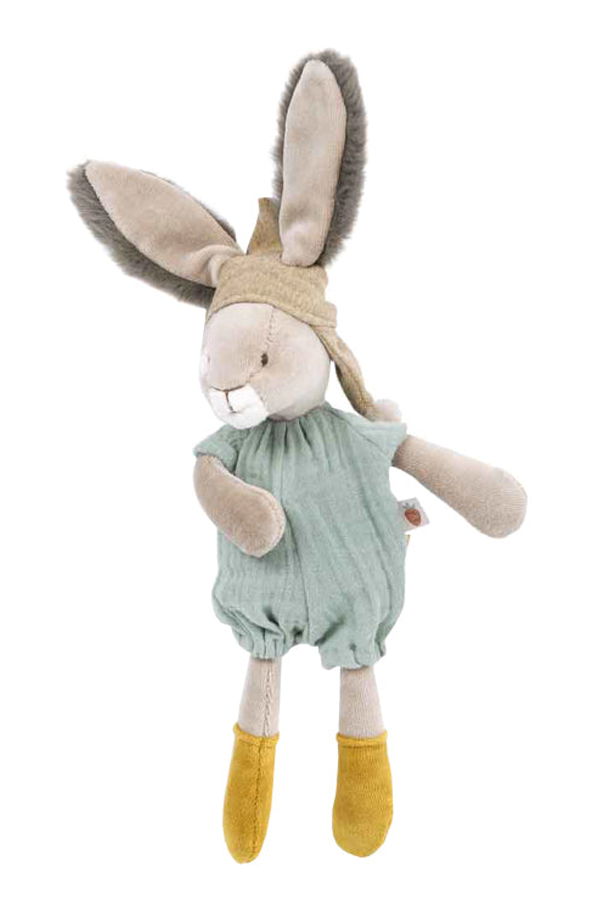 KIDS Moulin Roty Trois Petits Lapins Little Rabbits Soft Toy - Sage