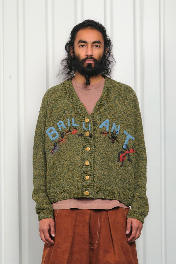 STORY mfg. 'Brill-I-Ant' Bulb Knit Cardigan