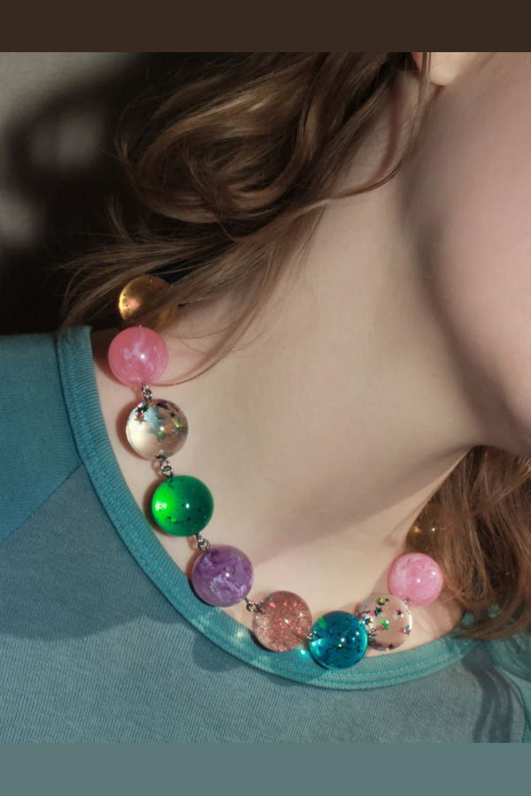 Marland Backus Bouncy Ball Necklace