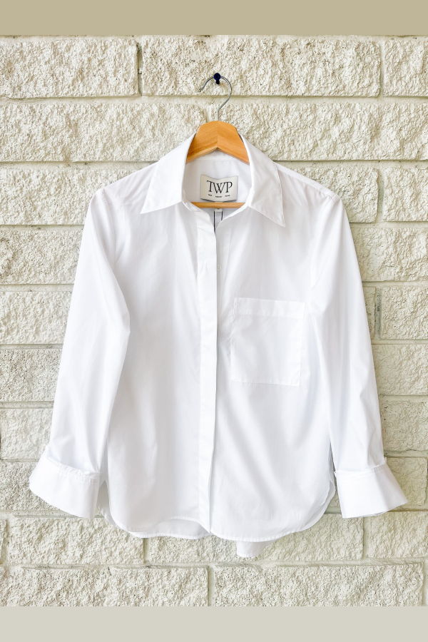 TWP Boyfriend Shirt - White