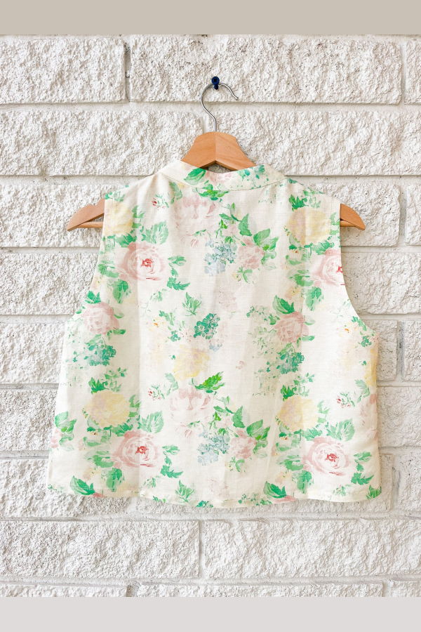 Hunter Bell Manning Top - Garden Rose Peony