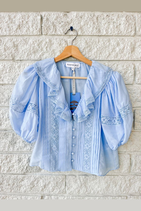 Hunter Bell Mare Top - Sky Blue