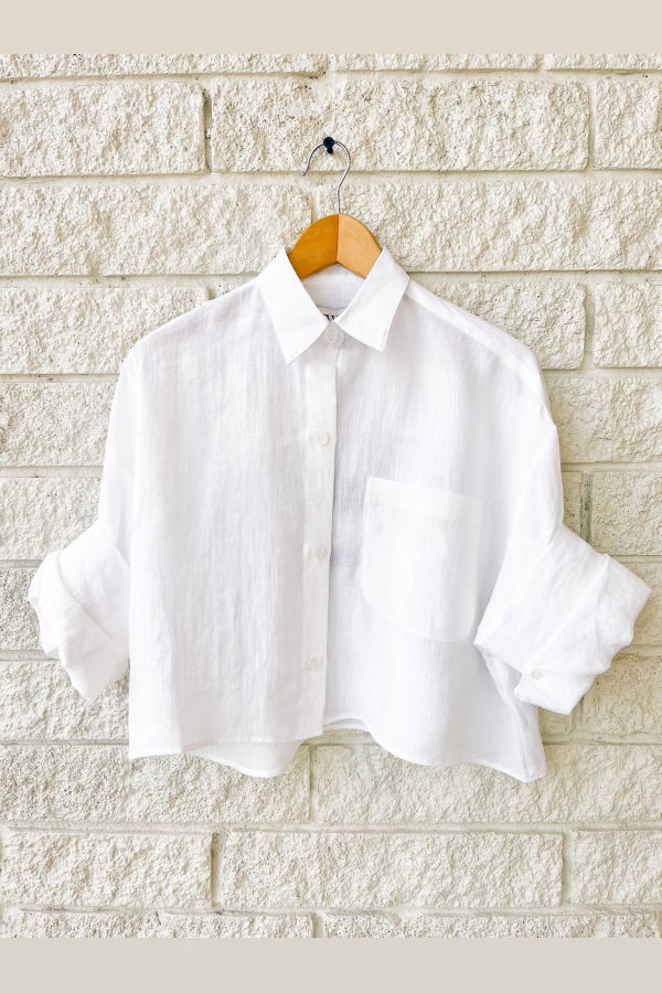 TWP Next Ex Linen Shirt - White