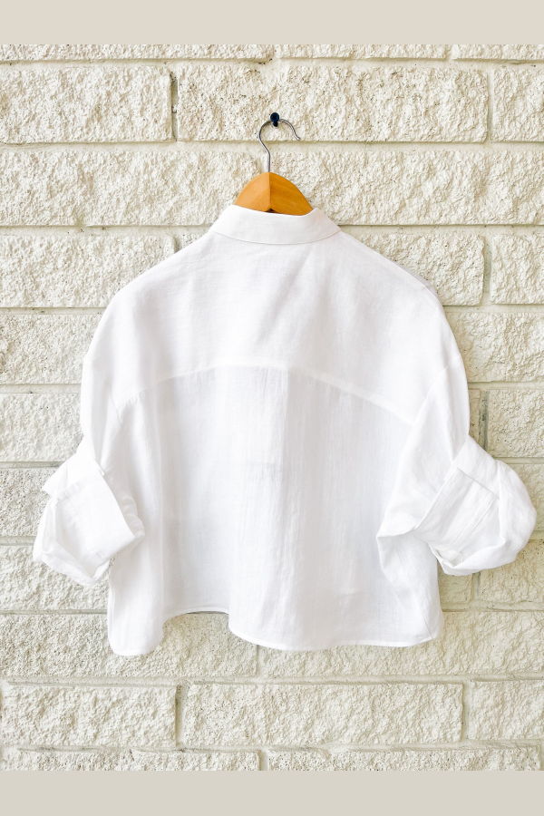TWP Next Ex Linen Shirt - White
