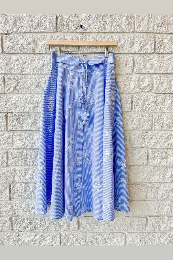 Hunter Bell Thistle Skirt - Sullivan Stripe