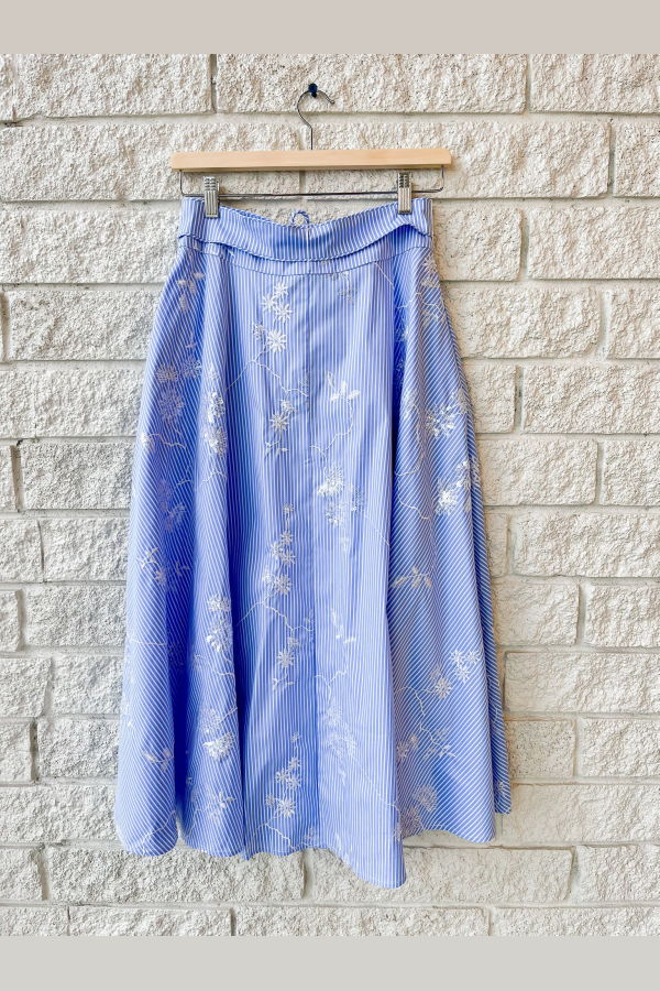 Hunter Bell Thistle Skirt - Sullivan Stripe