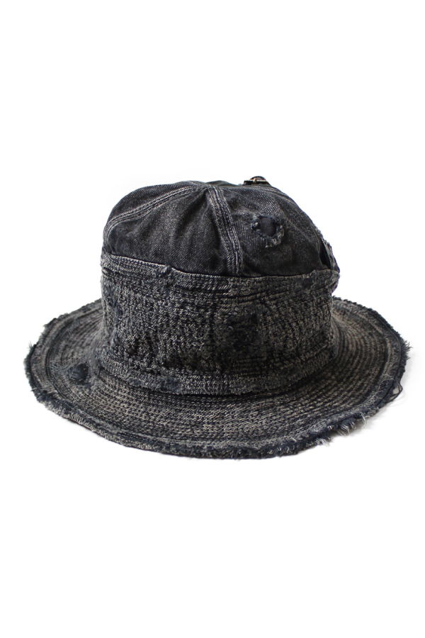 Kapital 11.5oz Denim 'The Old Man And The Sea' Hat (Crash Remake)