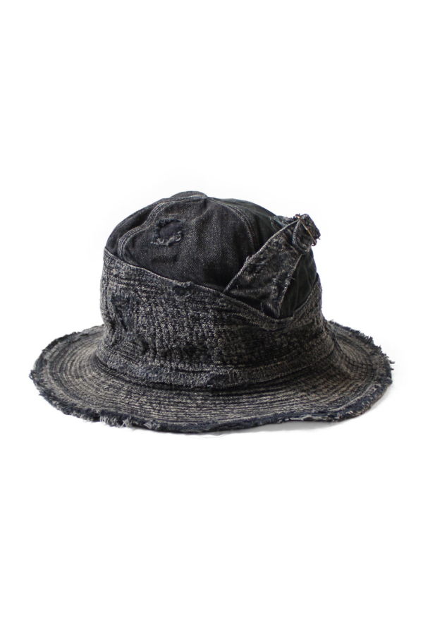 Kapital 11.5oz Denim 'The Old Man And The Sea' Hat (Crash Remake)