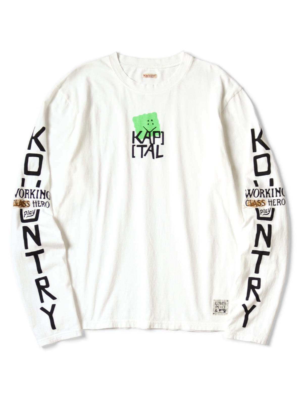 Kapital 20/-Jersey Crew Long Sleeve T (Peckish Kap) - Image 1 of 9