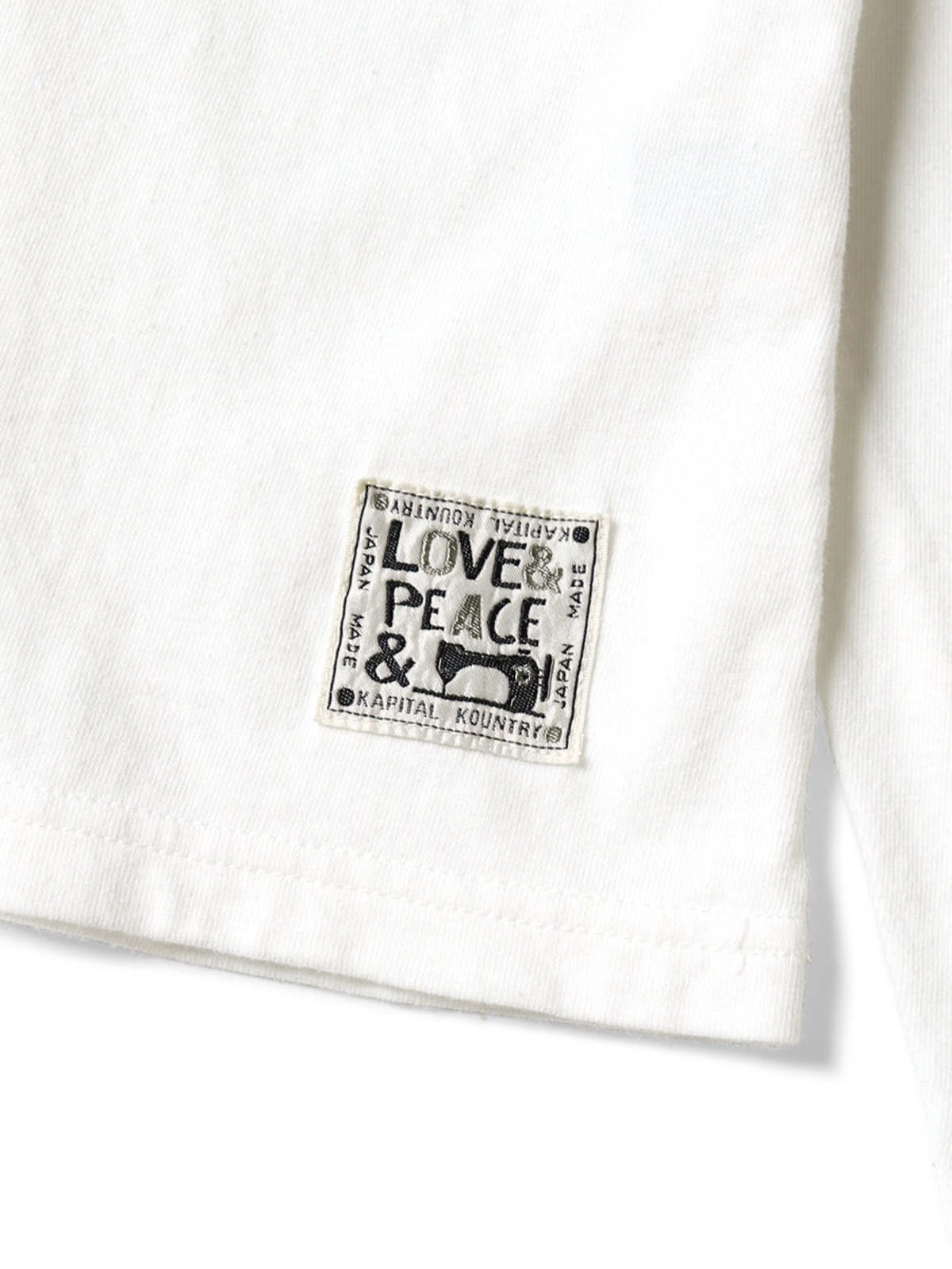 Kapital 20/-Jersey Crew Long Sleeve T (Peckish Kap) - Image 7 of 9