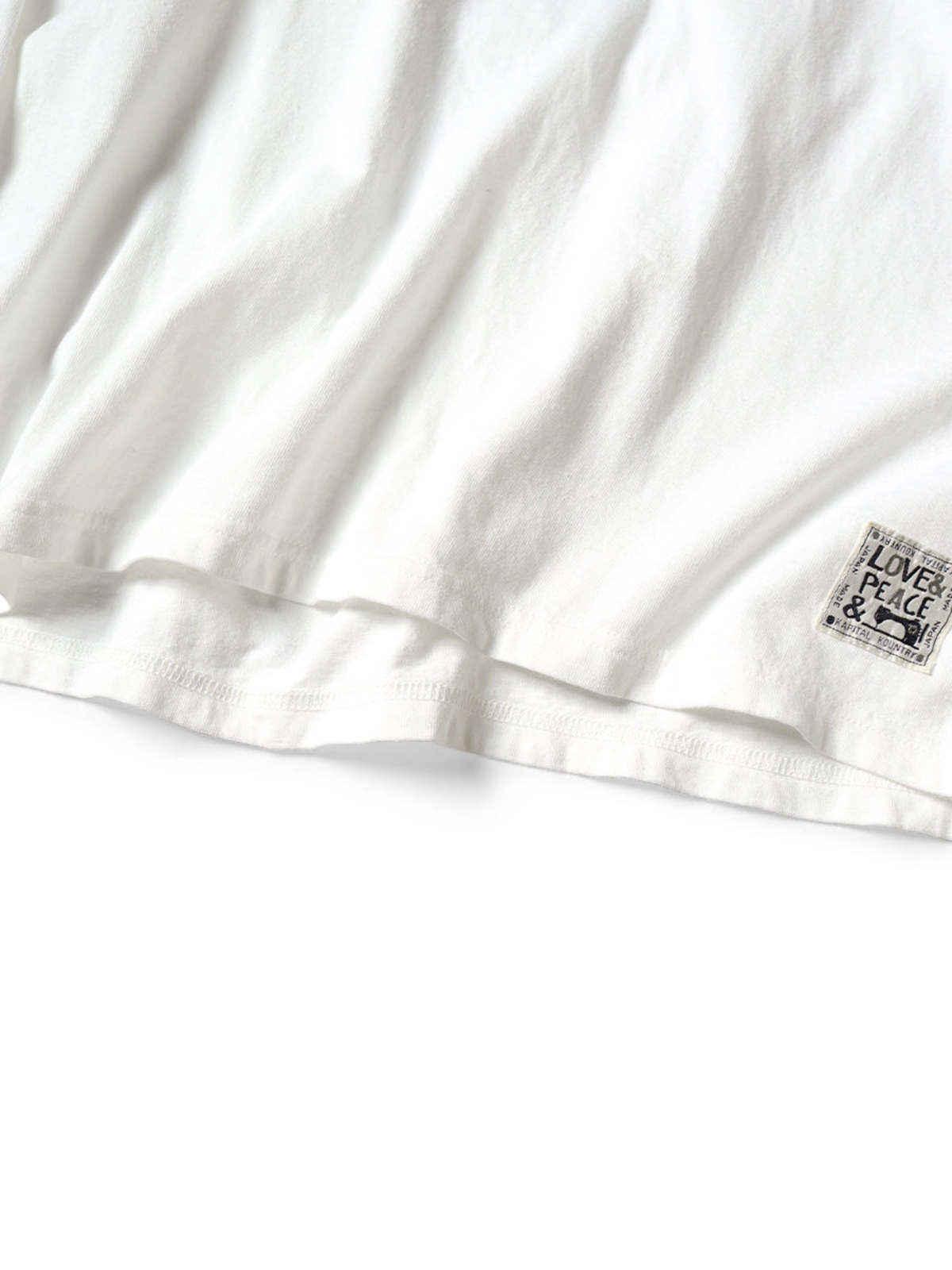 Kapital 20/-Jersey Crew Long Sleeve T (Peckish Kap) - Image 6 of 9