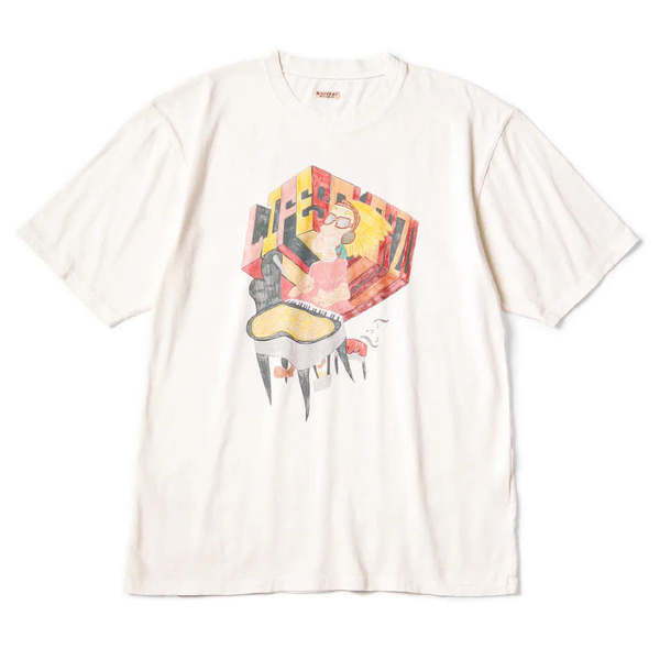 Kapital 20/-Jersey Crew Analog Piano T-Shirt