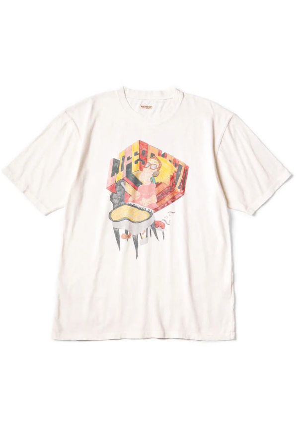 Kapital 20/-Jersey Crew Analog Piano T-Shirt