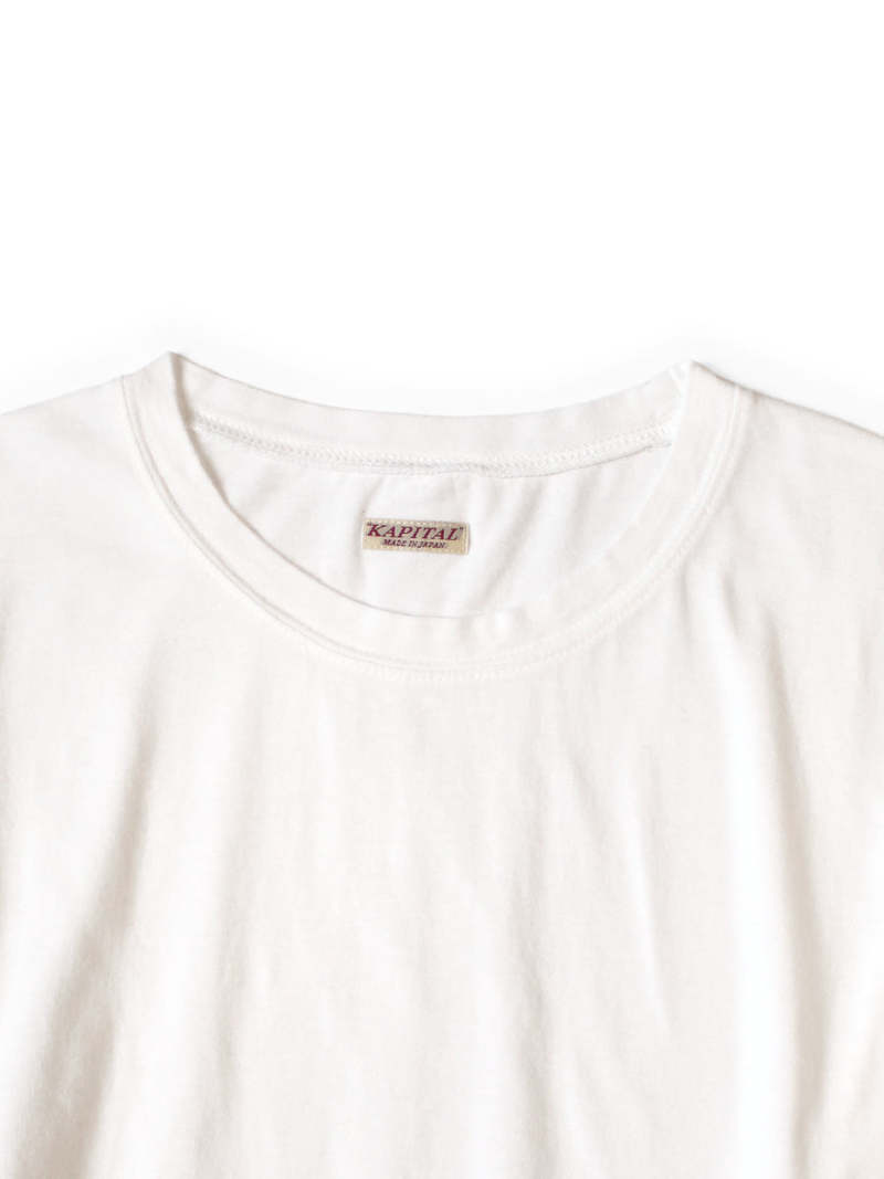 Kapital 20/- Jersey Long Sleeve T Concho Belt Sleeve - Black