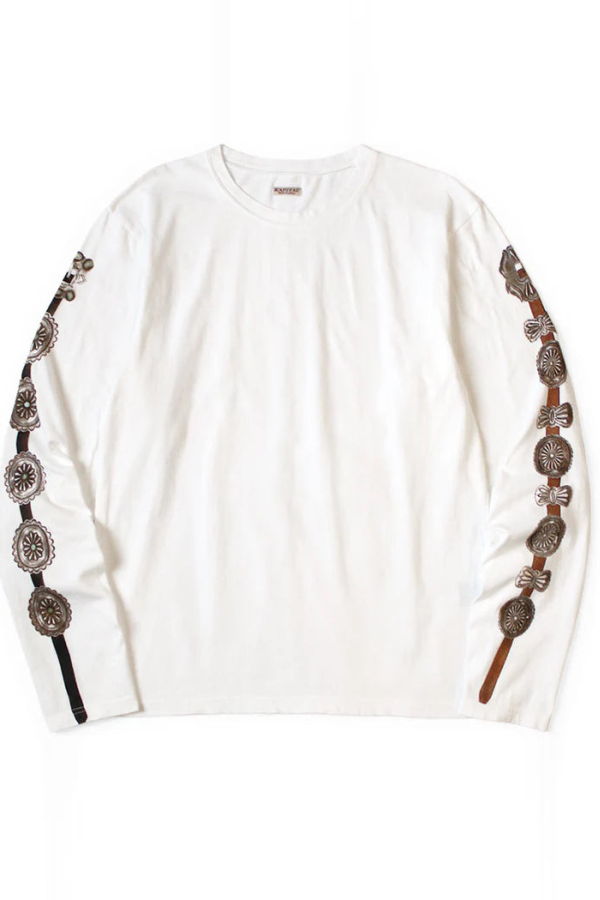 Kapital 20/-Jersey Long Sleeve T (Concho Belt Sleeve)