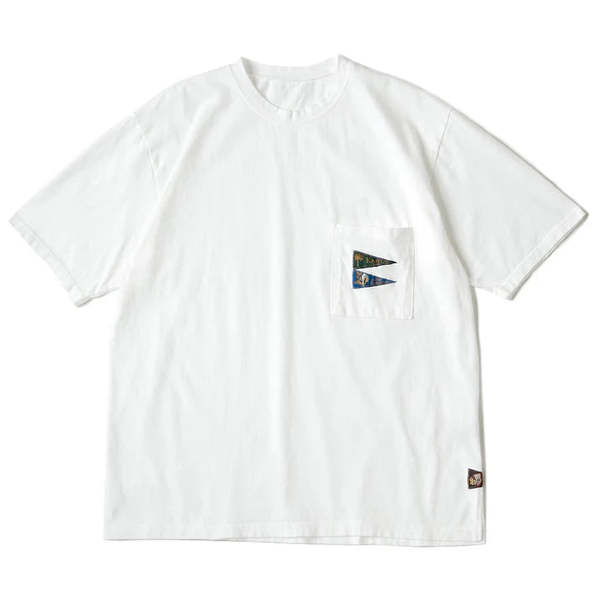 Kapital 20/-Jersey Pennant T (3 Flags) T-Shirt