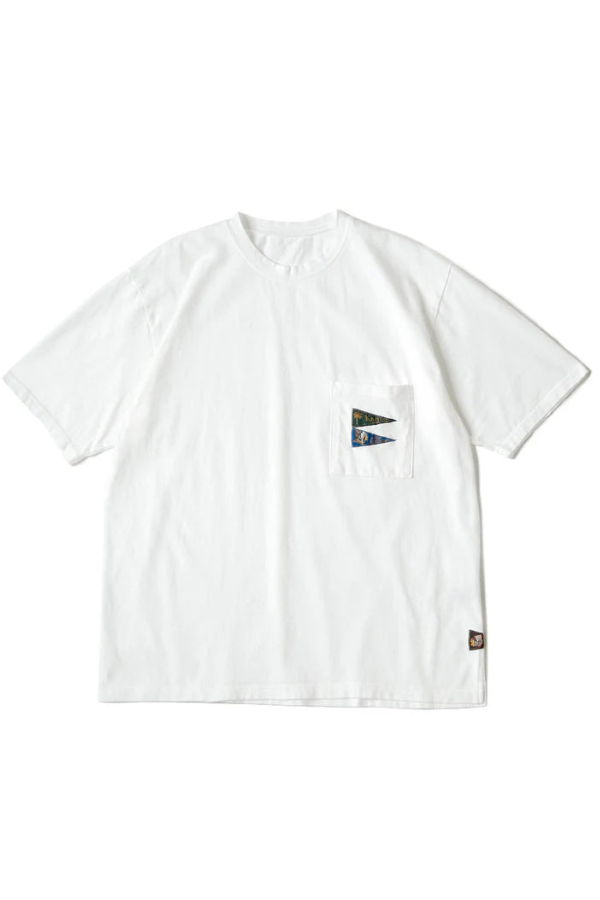 Kapital 20/-Jersey Pennant T (3 Flags) T-Shirt