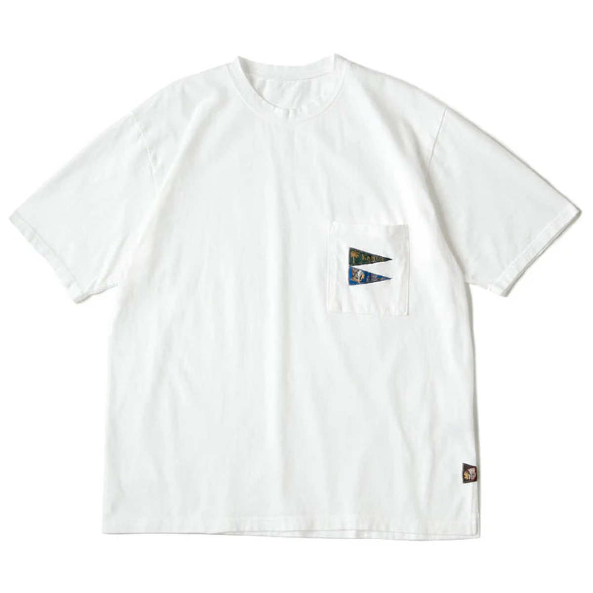 Kapital 20/-Jersey Pennant T (3 Flags) T-Shirt - Image 1 of 2