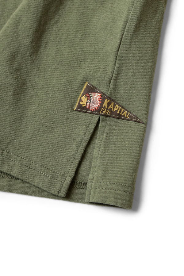 Kapital 20/-Jersey Pennant T (3 Flags) T-Shirt