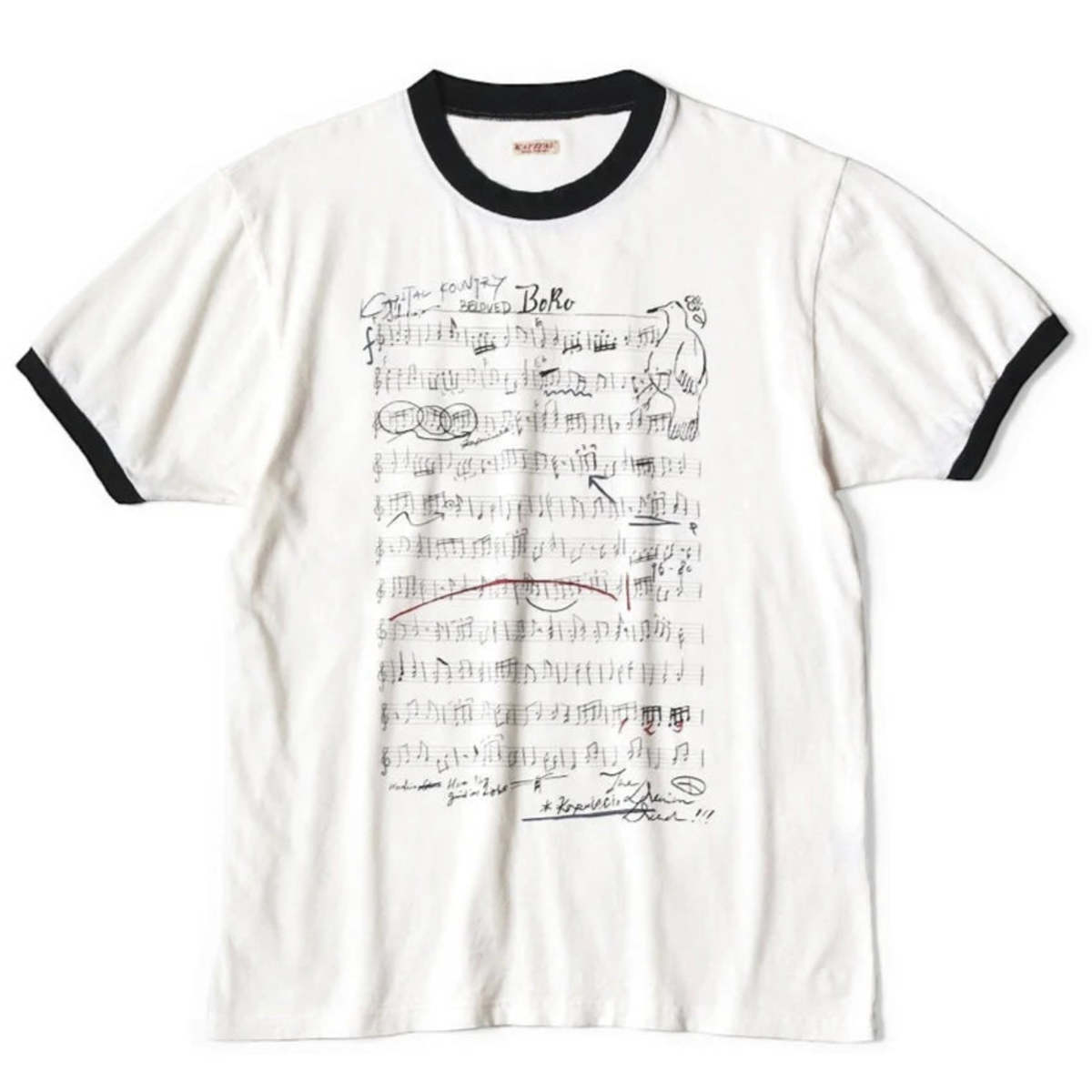 Kapital 20/-Jersey Ringer T (Boro Elegy) - Image 1 of 8