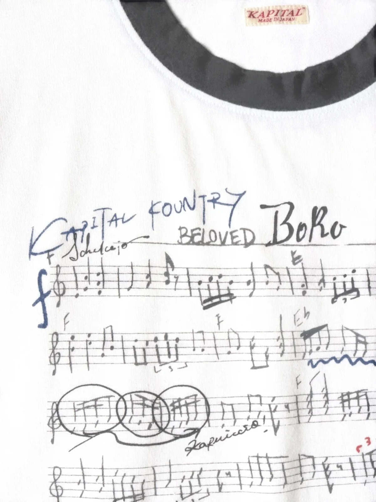 Kapital 20/-Jersey Ringer T (Boro Elegy) - Image 6 of 8